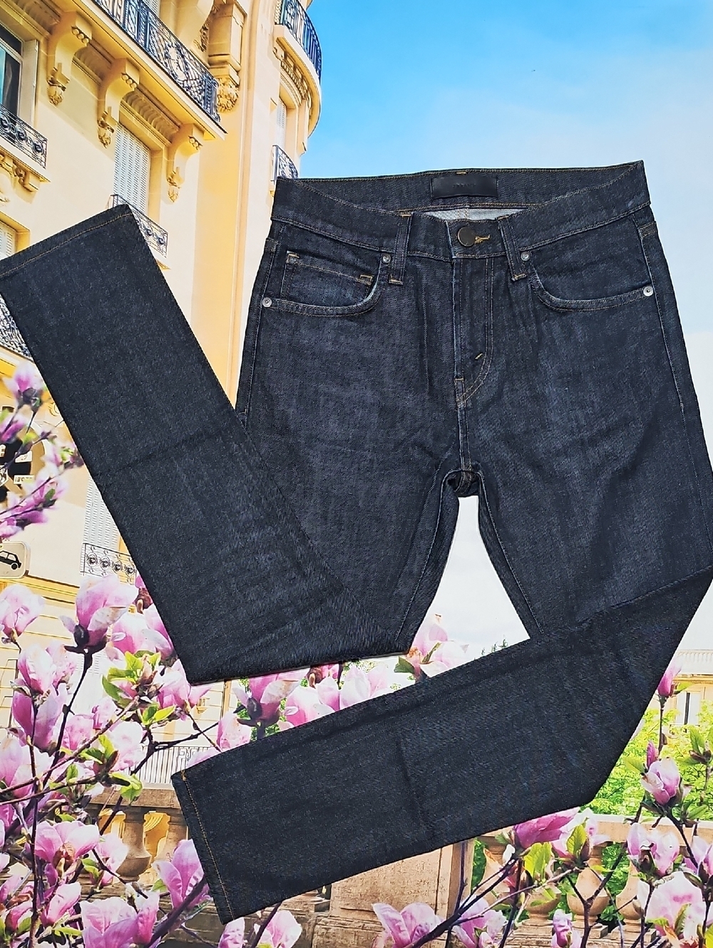 J Brand Dark Navy Wash Mick Skinny Jeans Size 28